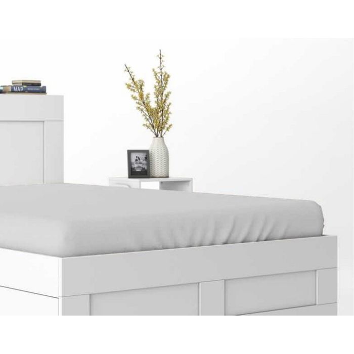 Pure Collection satīna palags ar gumiju LIGHT GREY, 200x220 cm||TavsSapnis