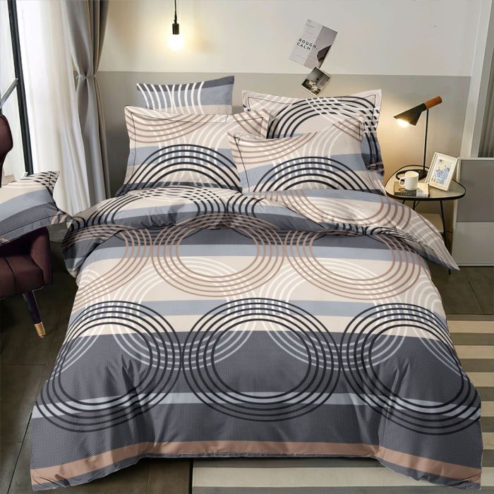 Gultas veļas komplekts Geo Circles, 200x200, 70x70 cm||TavsSapnis
