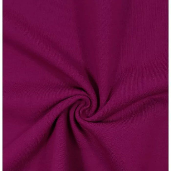 Trīskāršā frotē trikotāža fuksia||TavsSapnis