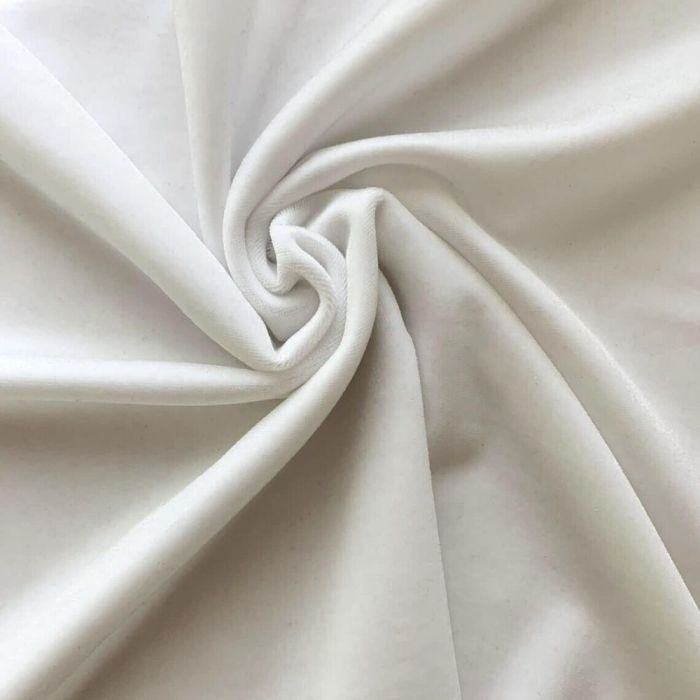 Jauns mīksts velūrs Milk White||TavsSapnis