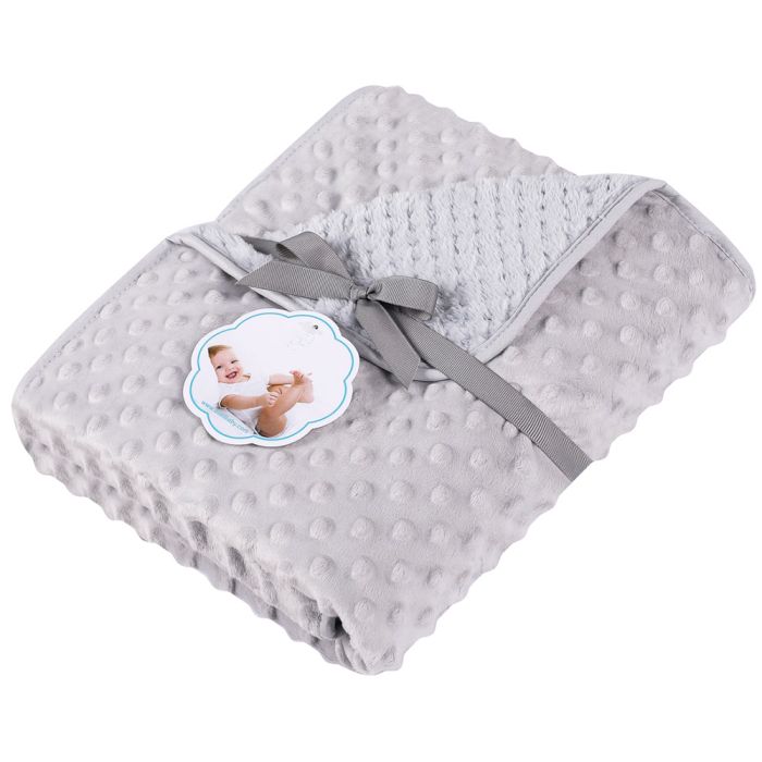 Mīksta pūkaina sega Grey, 80x90 cm||TavsSapnis