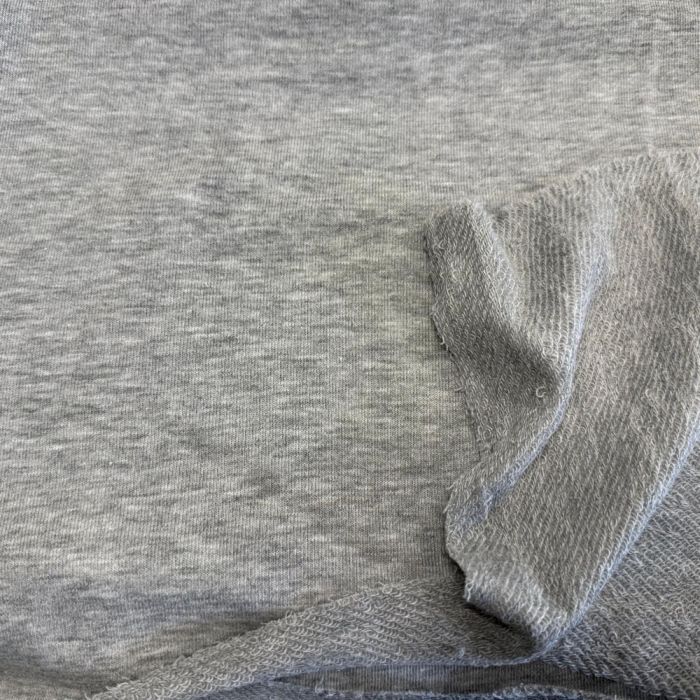 Trīskāršā cilpiņu trikotāža Grey Melange (plānāks)||TavsSapnis