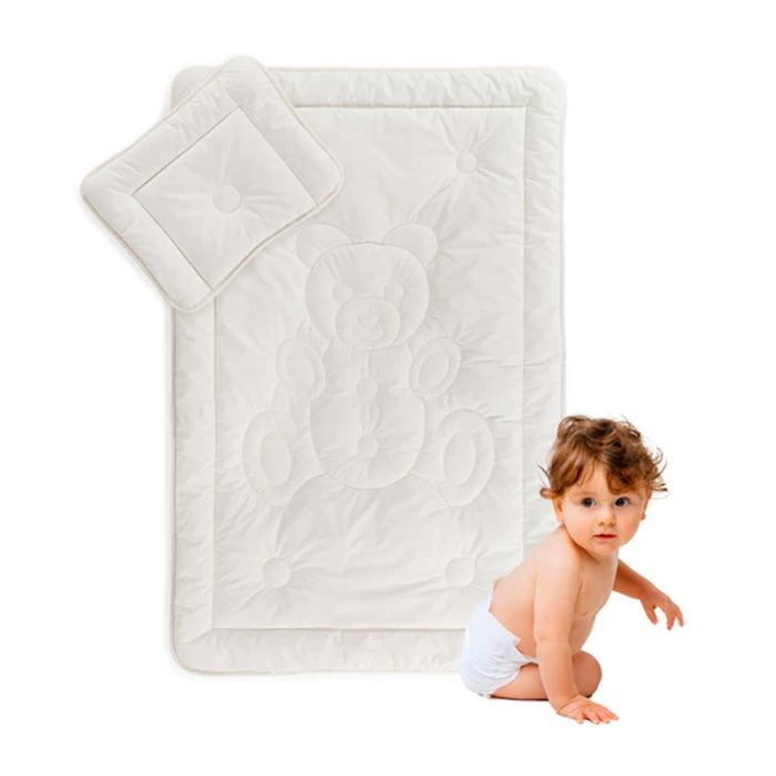 Sega un spilvens My First Duvet and Pillow ar bambusu, 100x140, 40x60 cm||TavsSapnis