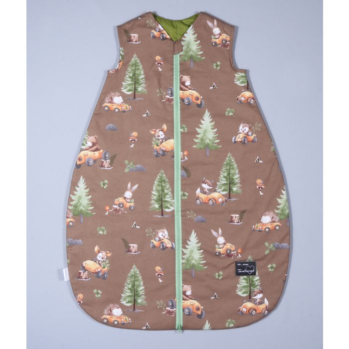 Guļammaiss ar divpusēju rāvējslēdzēju Mežs, 110 cm||TavsSapnis