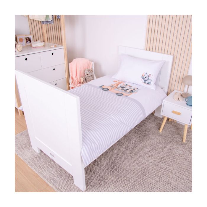 Organiskās kokvilnas gultas veļa Ceļošana, 100x135, 40x60 cm||TavsSapnis