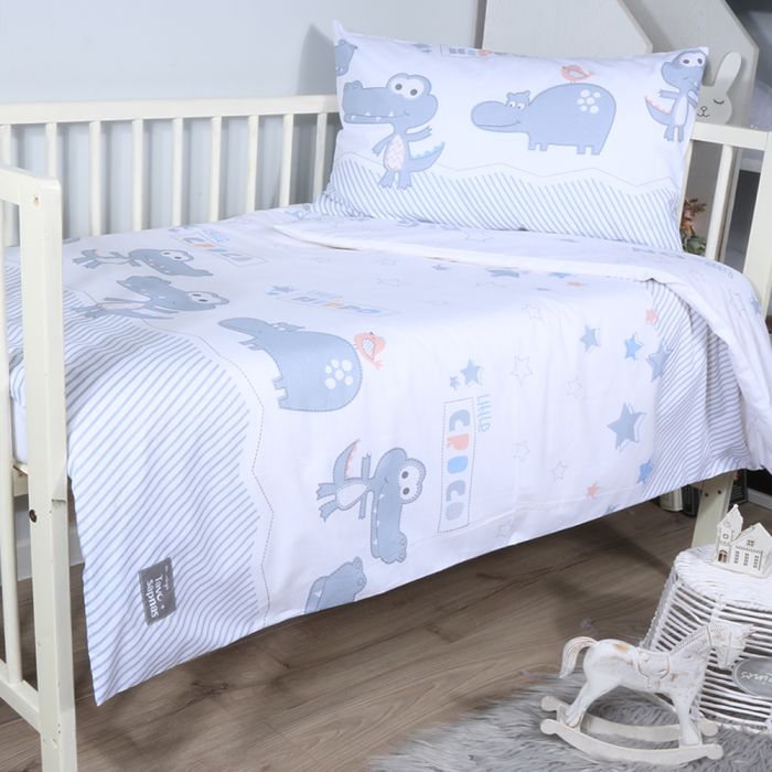 Gultas veļas komplekts Little Friends, 90x120, 40x60 cm||TavsSapnis