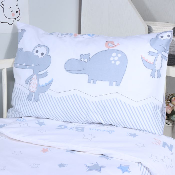 Gultas veļas komplekts Little Friends, 90x120, 40x60 cm||TavsSapnis