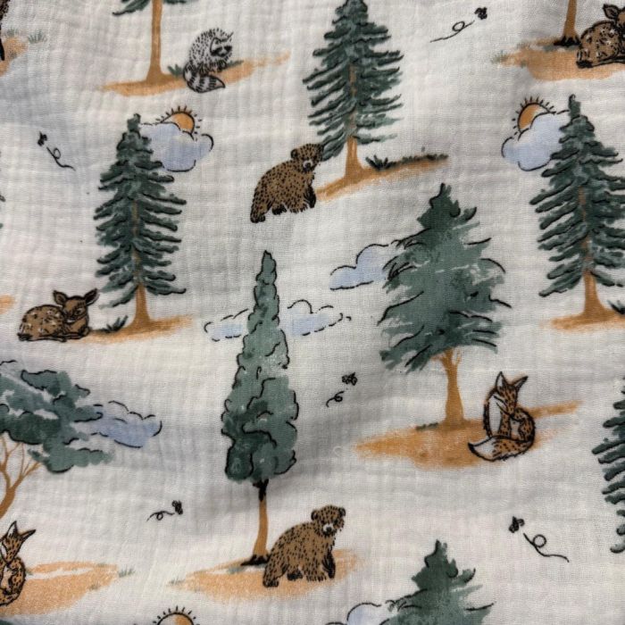 Double gauze muslīns Mežs||TavsSapnis
