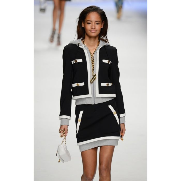 Trikotāža ar pūciņu tumši zils, 0.60x1.80m||TavsSapnis