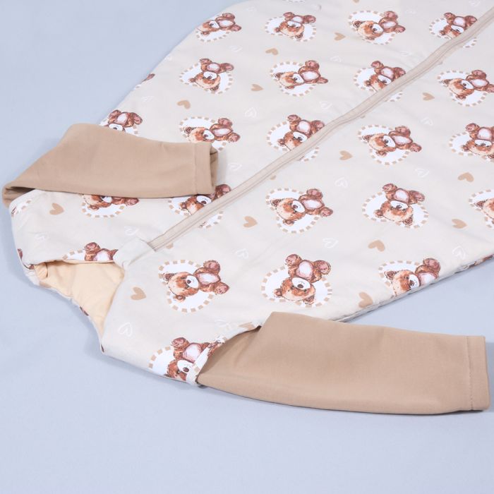 Silts guļammaiss ar piedurknēm Teddy Love, 70 cm||TavsSapnis