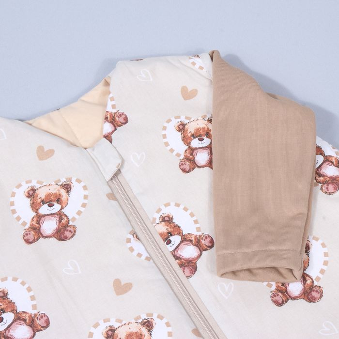 Silts guļammaiss ar piedurknēm Teddy Love, 90 cm||TavsSapnis