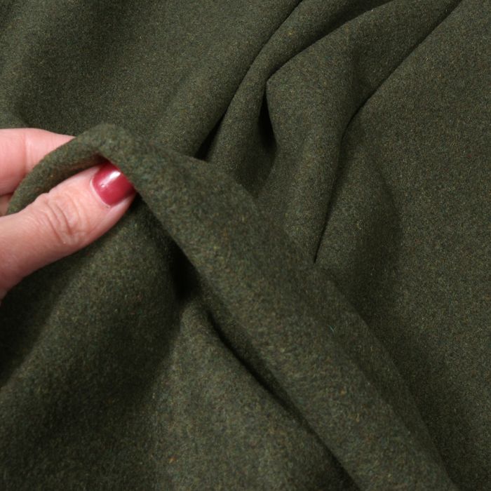 Mīksts mēteļa audums ar vilnu Sūnas||TavsSapnis