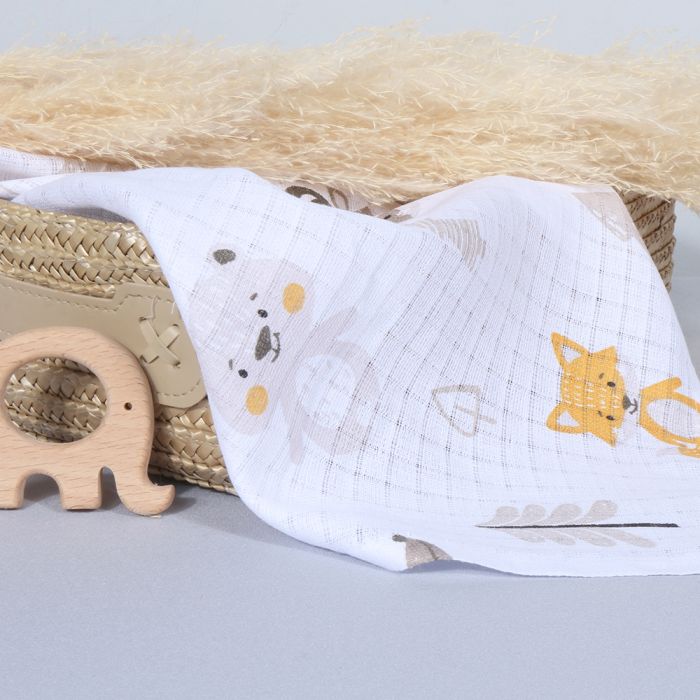 Siekalu dvielis Meža draugi, 35x35 cm||TavsSapnis