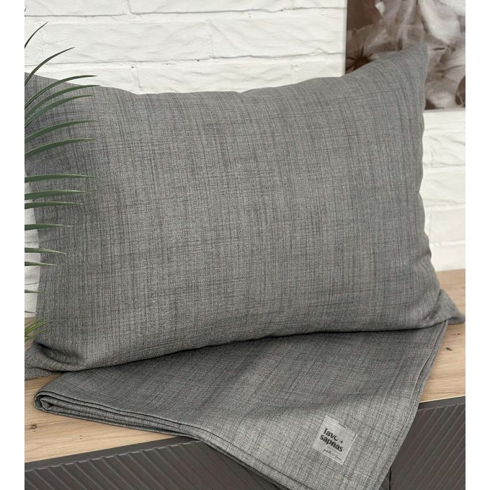 Gultas pārklāja un spilvendrānas komplekts Grey, 90x170, 50x70 cm||TavsSapnis
