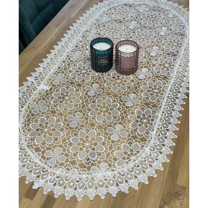 Krāšņs galda celiņš Vanilla, 50x100 cm||TavsSapnis