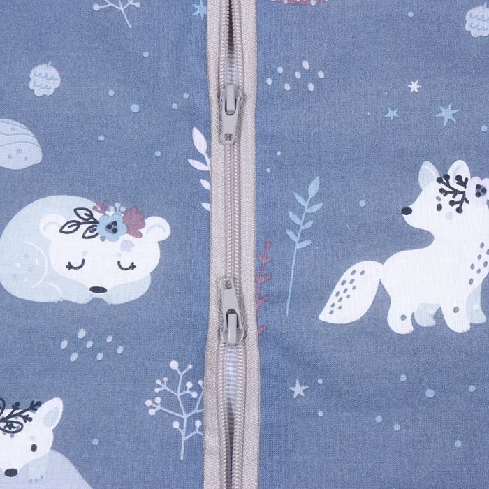 Silts guļammaiss ar divpusēju rāvējslēdzēju Baltā lapsa, 90 cm||TavsSapnis