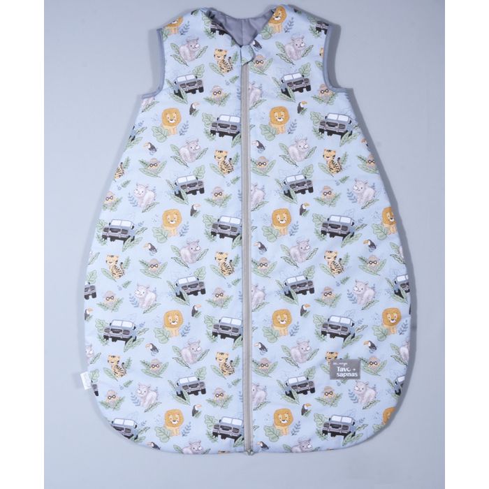 Silts guļammaiss ar divpusēju rāvējslēdzēju Zoo Draugi, 90 cm||TavsSapnis