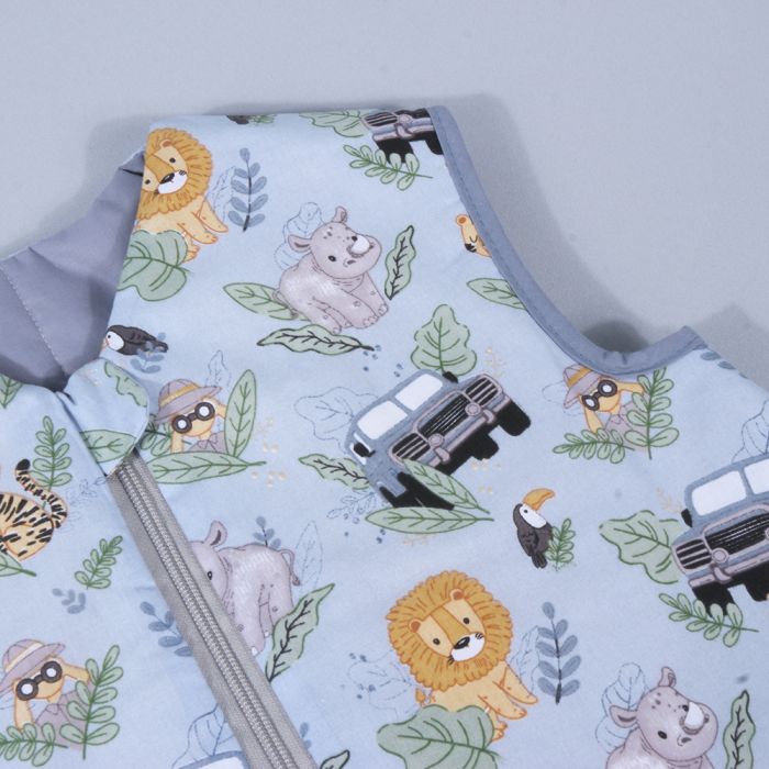 Silts guļammaiss ar divpusēju rāvējslēdzēju Zoo Draugi, 90 cm||TavsSapnis