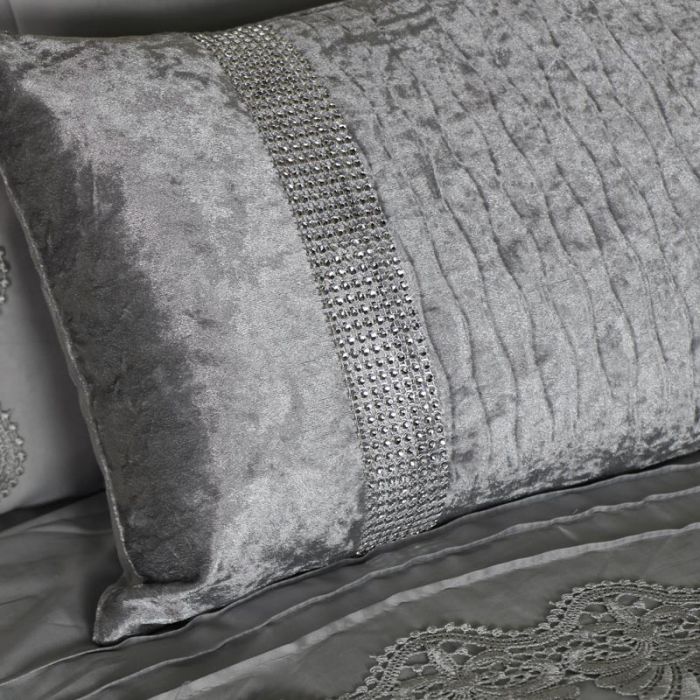 Plāns samts, ar burzījuma efektu, Silver, 0.30x0.85m||TavsSapnis