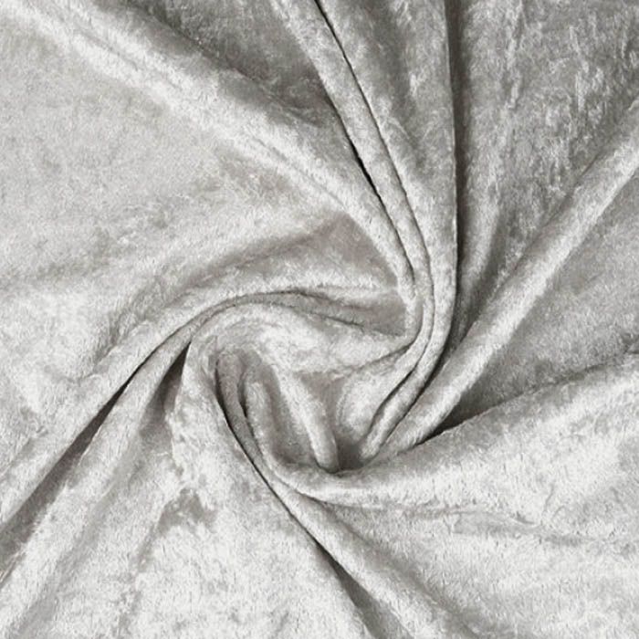 Plāns samts, ar burzījuma efektu, Silver, 0.30x0.85m||TavsSapnis