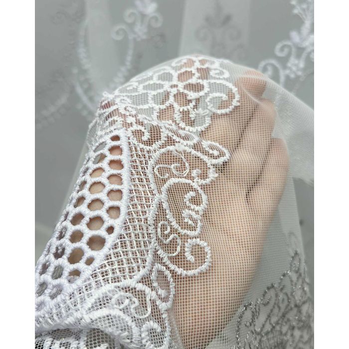 Dienas aizkaru audums Silver Magic, augstums 310 cm||TavsSapnis