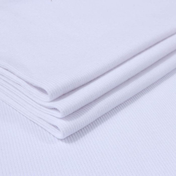 Rib trikotāža balts, 0.30x0.35m||TavsSapnis