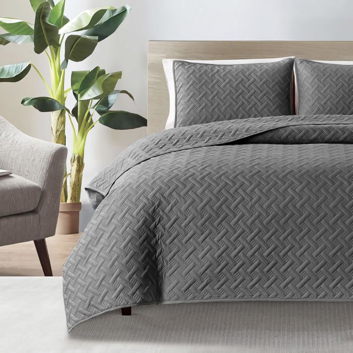 Velūra gultas pārklājs Domingo, 200x230 cm||TavsSapnis