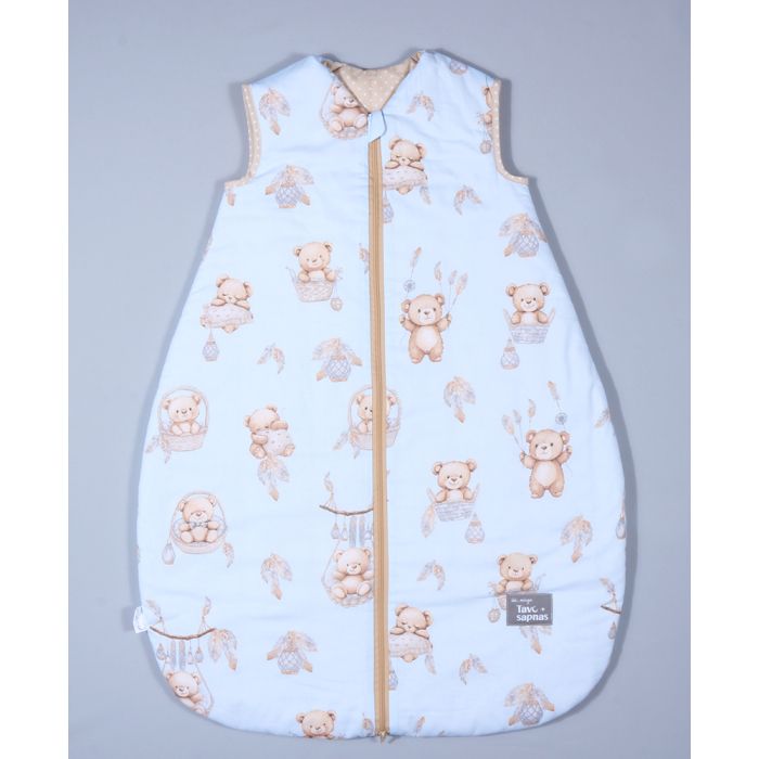 Silts guļammaiss ar divpusēju rāvējslēdzēju Teddy Bear, 90 cm||TavsSapnis