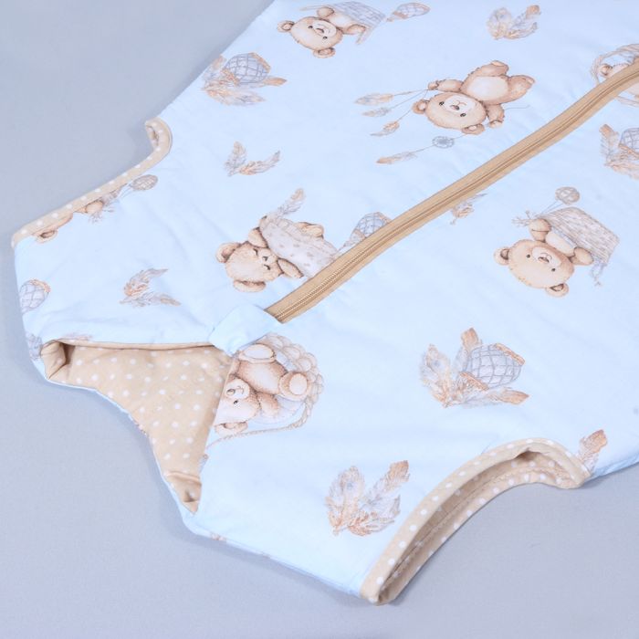 Silts guļammaiss ar divpusēju rāvējslēdzēju Teddy Bear, 110 cm||TavsSapnis