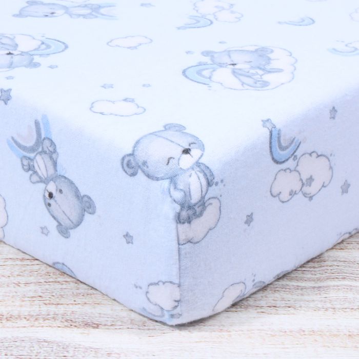 Flaneļa palags ar gumiju Dream, 40x90 cm||TavsSapnis