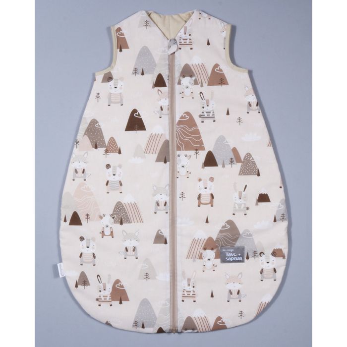 Silts guļammaiss ar divpusēju rāvējslēdzēju Šokolādes kalni, 90 cm||TavsSapnis