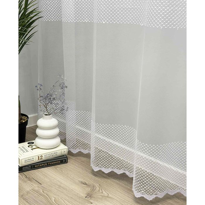 Dienas aizkaru audums Vanessa, augstums 290 cm (ar nelielu defektu)||TavsSapnis