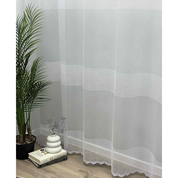 Dienas aizkaru audums Vanessa, augstums 290 cm (ar nelielu defektu)||TavsSapnis