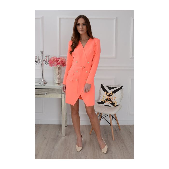 Krāšņs audums Barbie spilgti persiku, 0.35x1.40m||TavsSapnis