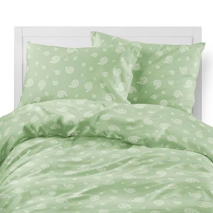 Kolekcionējamais flaneļa gultas veļas komplekts Green Haven, 140x200, 70x80 cm||TavsSapnis