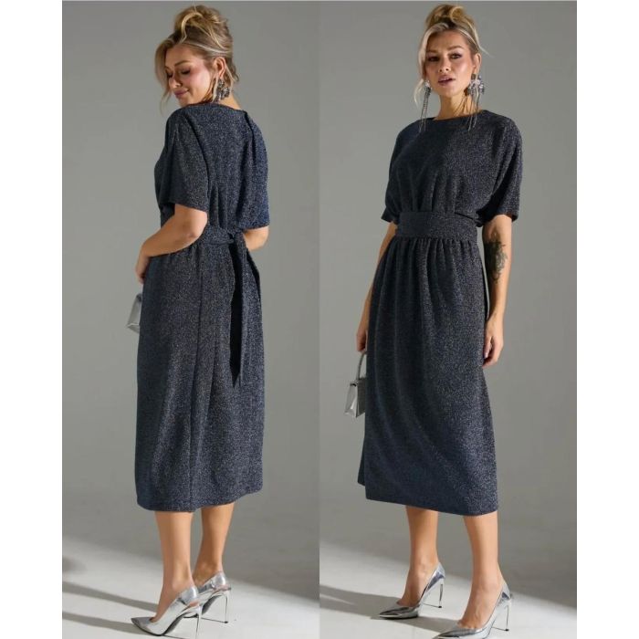 Spīdīgs kleitu trikotāža LUREX||TavsSapnis