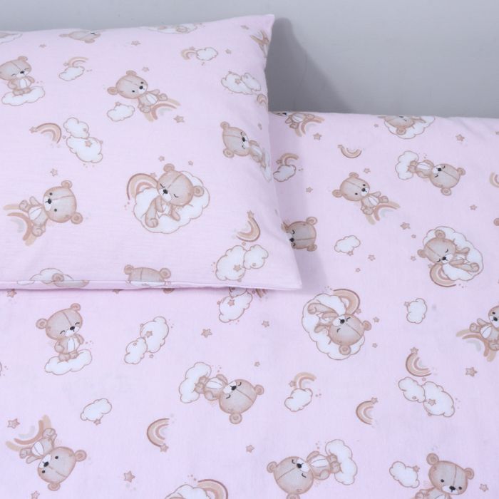 Flaneļa gultas veļas komplekts Maigums, 100x135, 40x60 cm||TavsSapnis