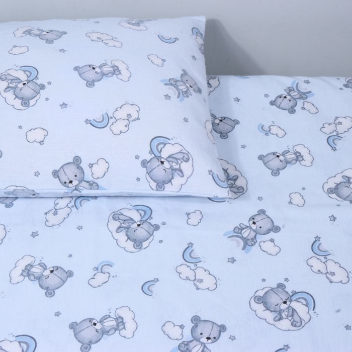 Flaneļa gultas veļas komplekts Dream, 90x120, 40x60 cm||TavsSapnis