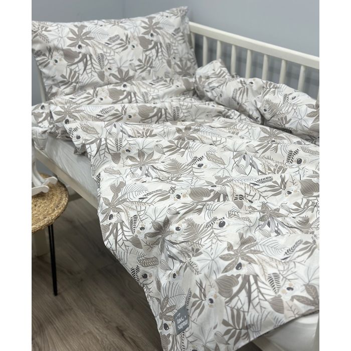 Gultas veļas komplekts zīdaiņiem no kolekcijas kokvilnas Baby Koala, 110x140, 40x60 cm||TavsSapnis