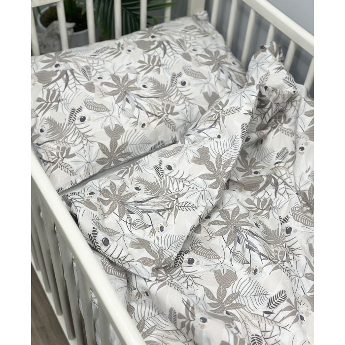 Gultas veļas komplekts zīdaiņiem no kolekcijas kokvilnas Baby Koala, 110x140, 40x60 cm||TavsSapnis