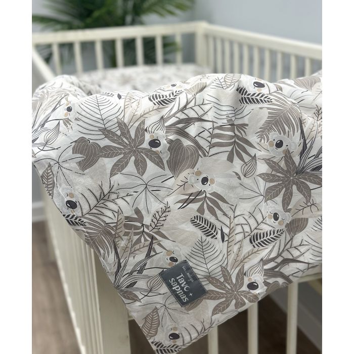 Gultas veļas komplekts zīdaiņiem no kolekcijas kokvilnas Baby Koala, 110x140, 40x60 cm||TavsSapnis