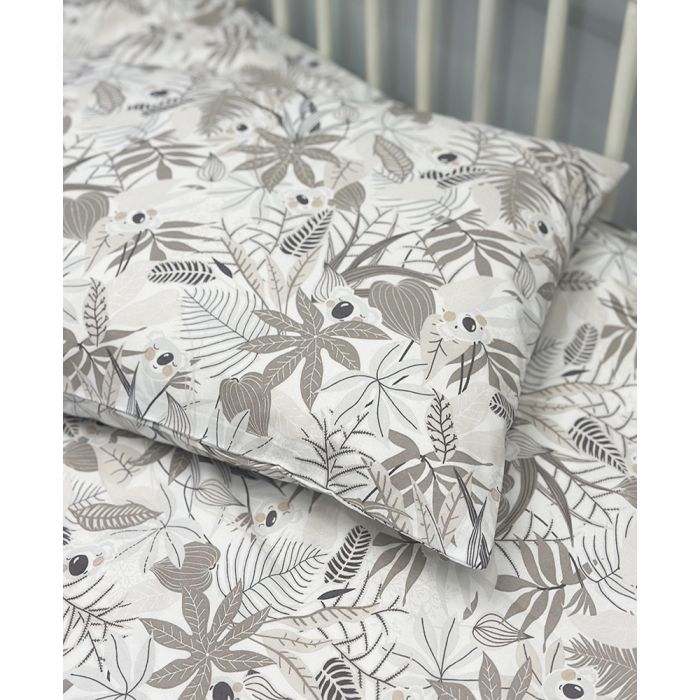 Gultas veļas komplekts zīdaiņiem no kolekcijas kokvilnas Baby Koala, 110x140, 40x60 cm||TavsSapnis
