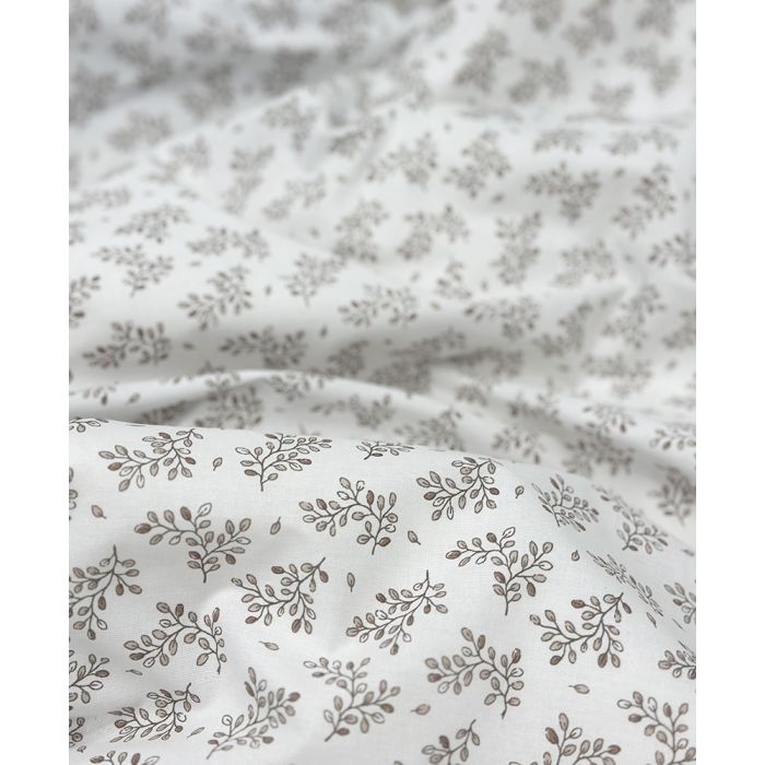 Gultas veļas komplekts zīdaiņiem no kolekcijas kokvilnas Lapu jūra, 100x135, 40x60 cm||TavsSapnis