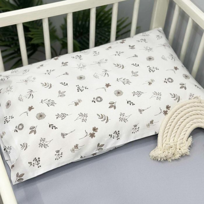 Kolekcionējama kokvilnas spilvendrāna Brūnā pļava, 40x60 cm||TavsSapnis