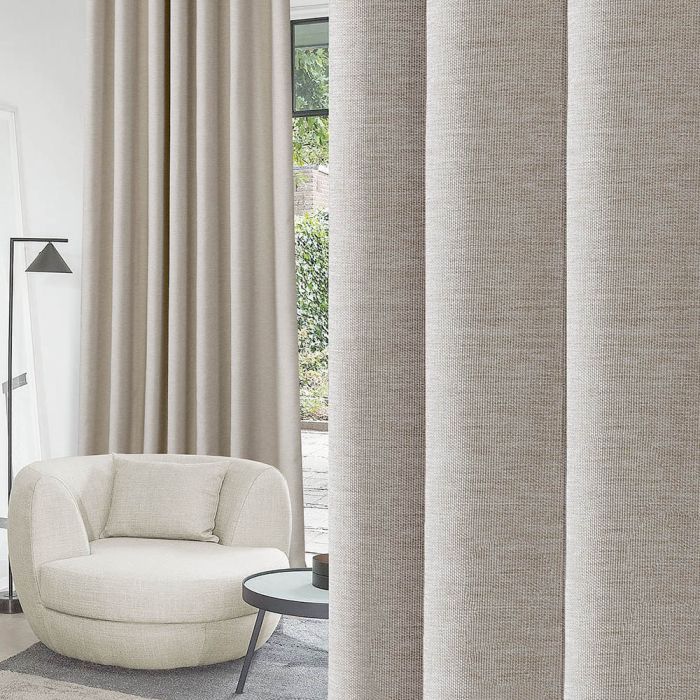 Mērāmi nakts aizkari Softy Natural, atlikums 0.50x2.80m||TavsSapnis