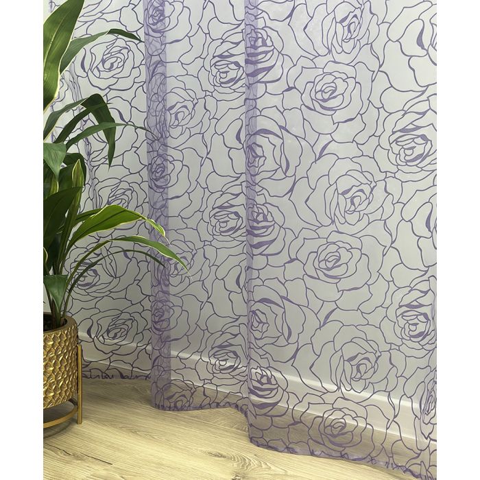 Šūts dienas aizkars ar cilpiņām Rose||TavsSapnis