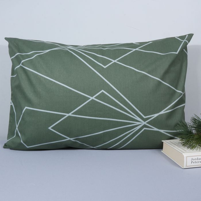 Kokvilnas spilvendrāna Graphics, 50x70 cm||TavsSapnis