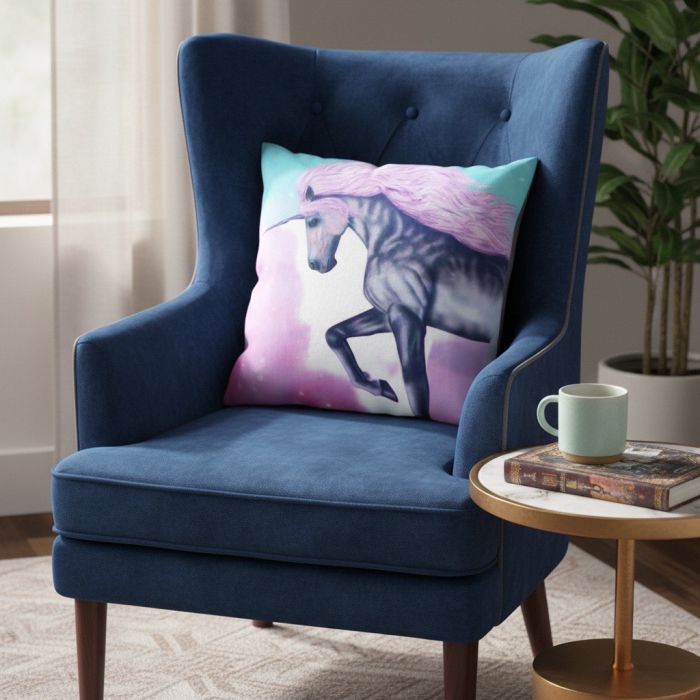 Dekoratīvs spilvena pārvalks Unicorn, 45x45 cm||TavsSapnis