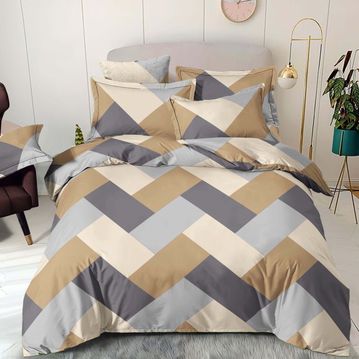 Gultas veļas komplekts Warm Lines, 160x200, 50x70 cm||TavsSapnis
