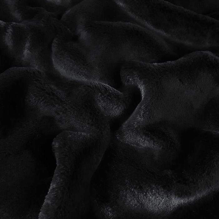 Mākslīgā kažokāda melns, 1.20x1.40m||TavsSapnis